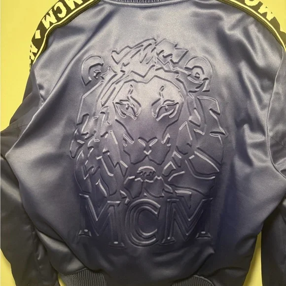 MCM Satin Blue Jacket